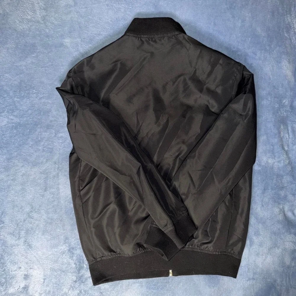 Zara Black Bomber Jacket
